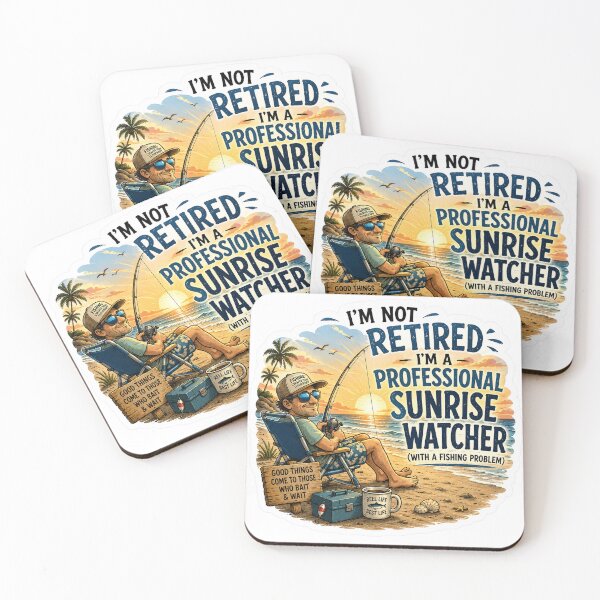 Item preview, Professional Sunrise Watcher – Retirement Fishing Life designed and sold by PaulKlor.