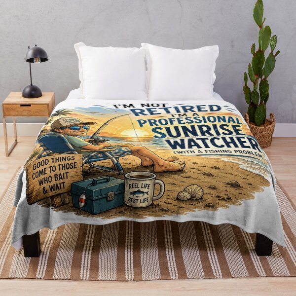 Item preview, Professional Sunrise Watcher – Retirement Fishing Life designed and sold by PaulKlor.
