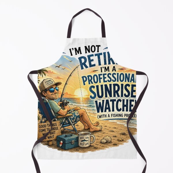Item preview, Professional Sunrise Watcher – Retirement Fishing Life designed and sold by PaulKlor.