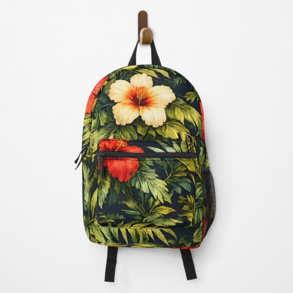 Item preview, Tropical Hibiscus Paradise Pattern | Hawaiian Floral Botanical Design designed and sold by Vexora Prints.