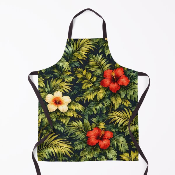 Item preview, Tropical Hibiscus Paradise Pattern | Hawaiian Floral Botanical Design designed and sold by Vexora Prints.