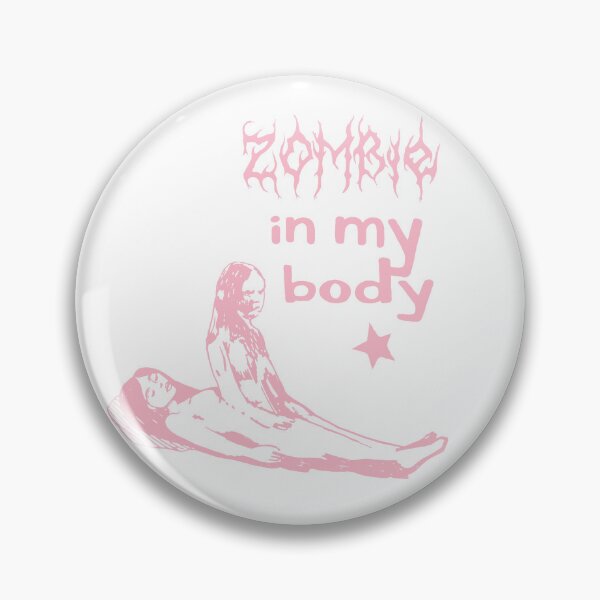 Item preview, Zombie In My Body from Maggots for Brains - PINK designed and sold by izziesdoodless.