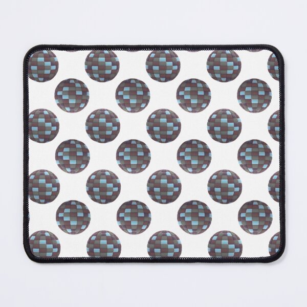 Item preview, Retro 3D Mosaic Sphere Seamless Pattern Geometric Checkered Bleu designed and sold by Art IN Pack.