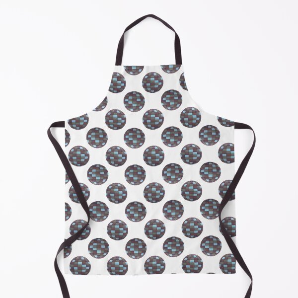 Item preview, Retro 3D Mosaic Sphere Seamless Pattern Geometric Checkered Bleu designed and sold by Art IN Pack.