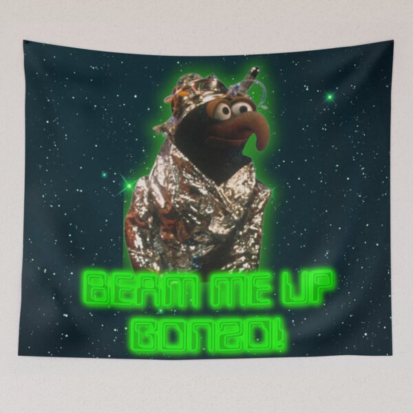 Item preview, Beam Me Up Gonzo - Tin Foil Hat Edition designed and sold by vaughanzo.