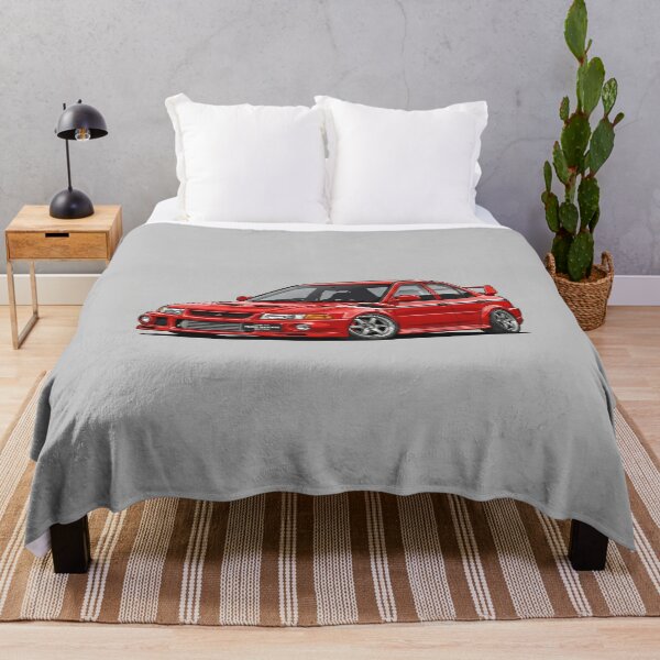 Item preview, Mitsubishi Lancer Evolution VI TME Red JDM Rally Stance Illustration Art designed and sold by Motorline44.