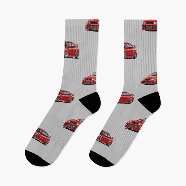 Item preview, Mitsubishi Lancer Evolution VI TME Red JDM Rally Stance Illustration Art designed and sold by Motorline44.