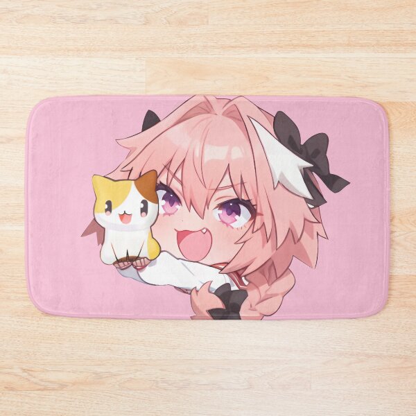 Item preview, Astolfo Chibi School Uniform #4 Kawaii Cat designed and sold by MikaseSan.