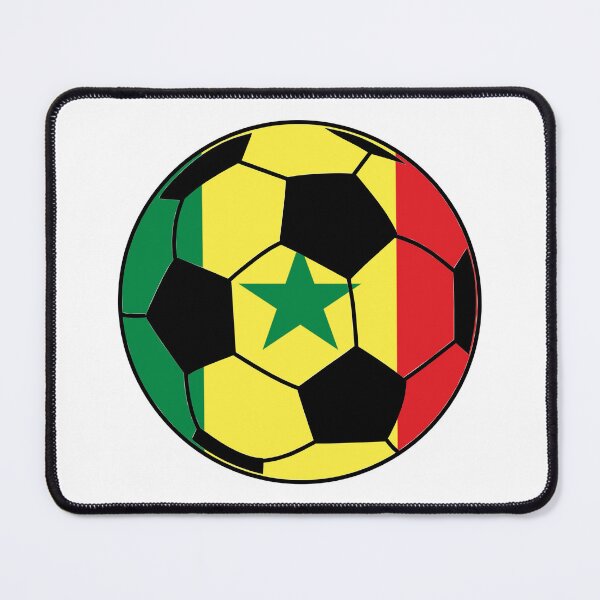 Item preview, Senegal Flag Soccer Ball designed and sold by FinalScoreClub.