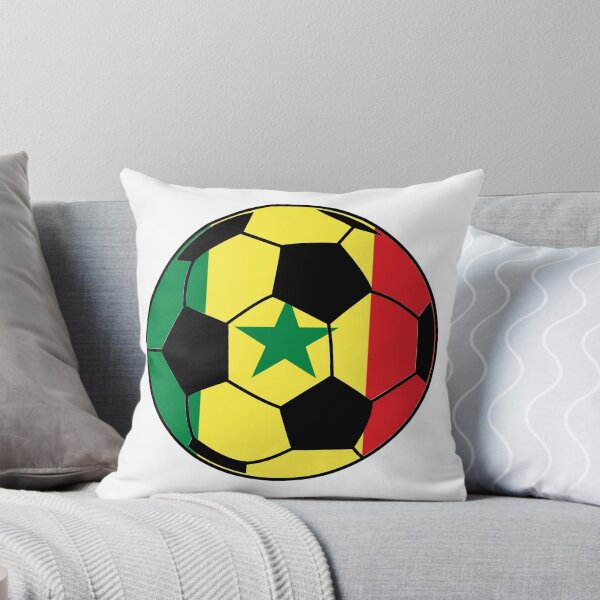Item preview, Senegal Flag Soccer Ball designed and sold by FinalScoreClub.