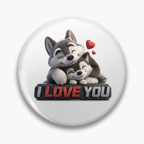 Item preview, Steel-Heart Wolf Cuddle designed and sold by BlissBlvdShop.
