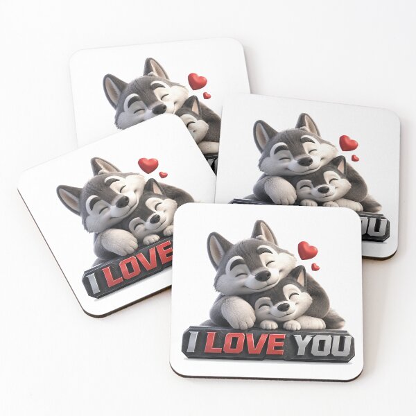 Item preview, Steel-Heart Wolf Cuddle designed and sold by BlissBlvdShop.