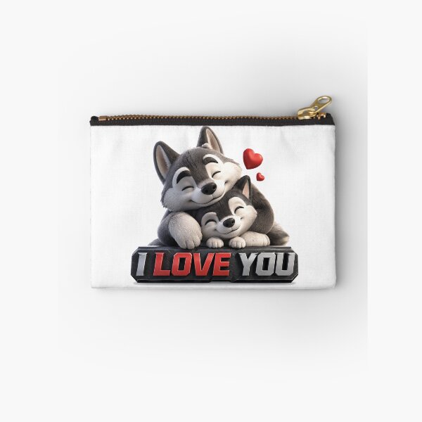 Item preview, Steel-Heart Wolf Cuddle designed and sold by BlissBlvdShop.
