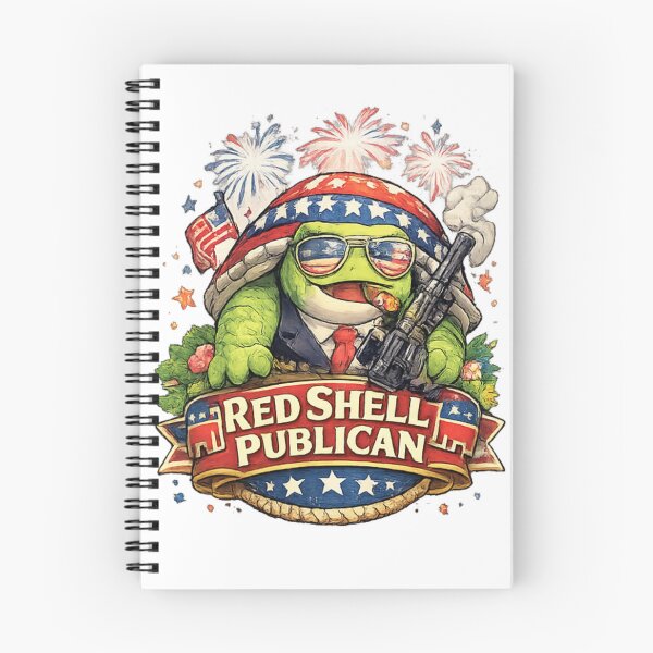 Item preview, Red Shell Publican Turtle Political Pun designed and sold by trippinimages.