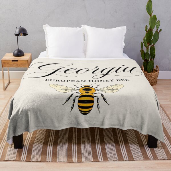 Item preview, Georgia European Honey Bee State Insect Poster designed and sold by The-Drip-Studio.
