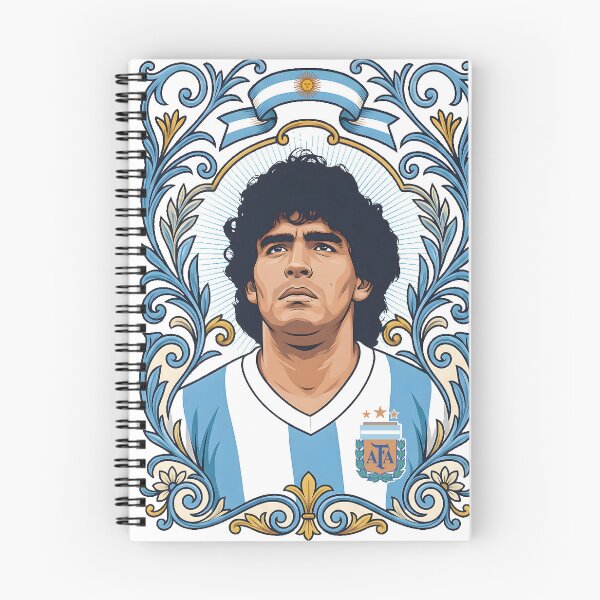 Item preview, Diego Maradona D10S - Vintage Argentina Football Legend Portrait designed and sold by Furtivo Vzla.