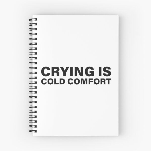 Item preview, Crying Is Cold Comfort — The Odyssey Quote (White Version) designed and sold by LiteraryRelics.