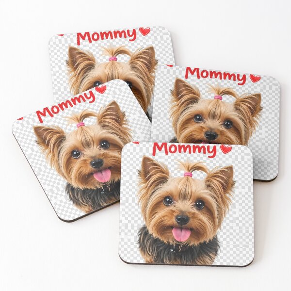 Item preview, Cute Yorkie Dog "I Love You Mommy" Mother's Day Gift designed and sold by miraldymelody.
