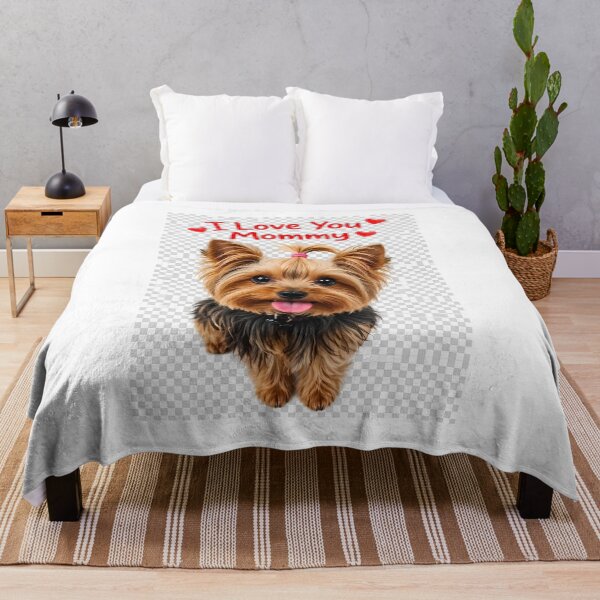 Item preview, Cute Yorkie Dog "I Love You Mommy" Mother's Day Gift designed and sold by miraldymelody.