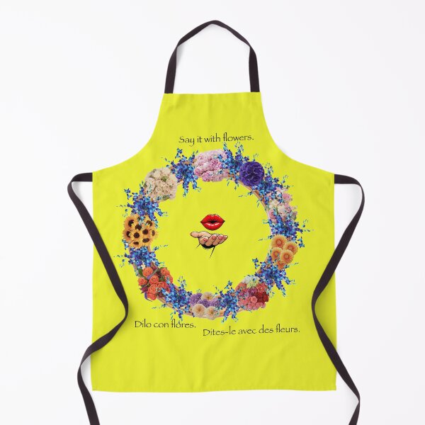 Item preview, Say it with flowers (+French +Spanish) designed and sold by Words of the World Edition.