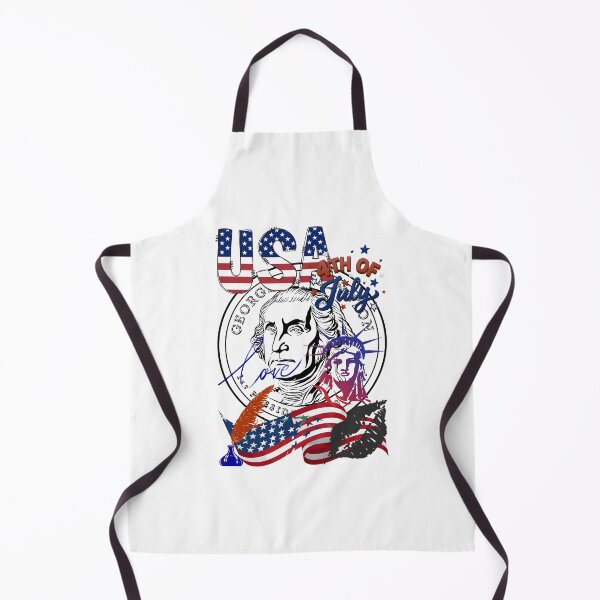 Item preview, Love the USA George Washington Fourth of July designed and sold by HeavenlyKiss.