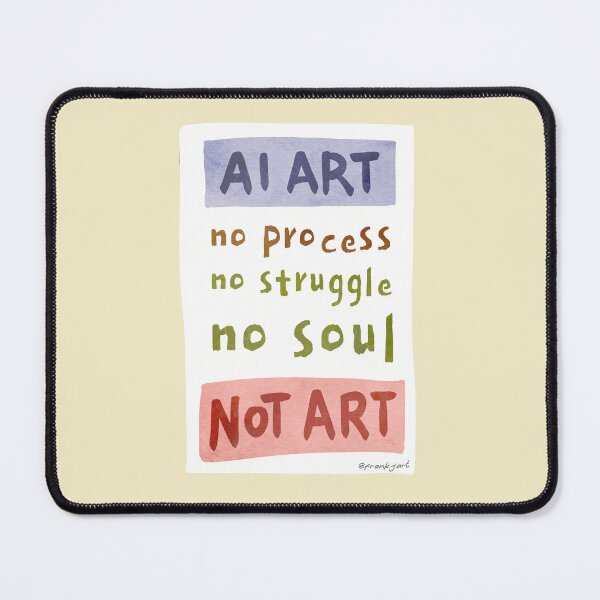 Item preview, Stop AI - AI art is not art designed and sold by Frank J. Art.