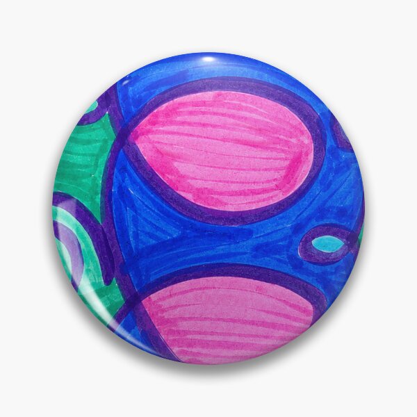 Item preview, Inner Resonance | Intuitive Abstract Energy Painting in Blue & Pink designed and sold by Singing Life's Chords Studio.