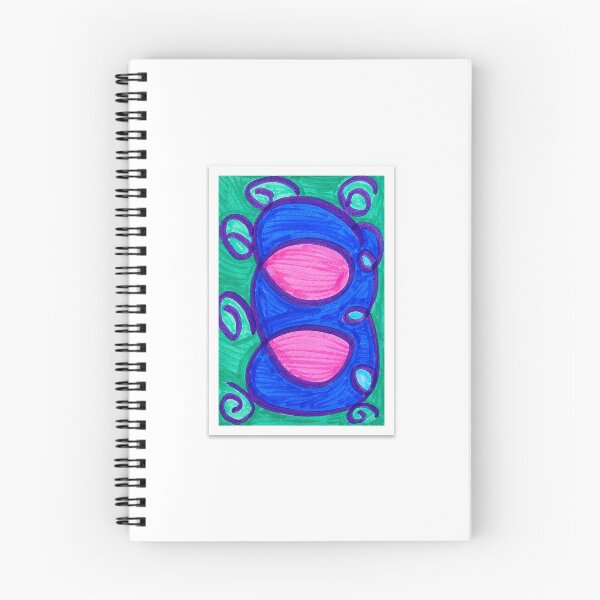 Item preview, Inner Resonance | Intuitive Abstract Energy Painting in Blue & Pink designed and sold by Singing Life's Chords Studio.