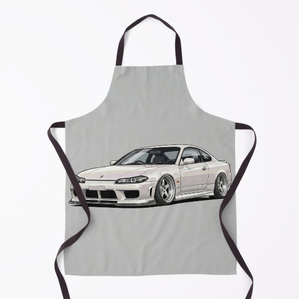 Item preview, Ilustración de Coche Deportivo JDM Nissan Silvia S15 Blanco designed and sold by Motorline44.