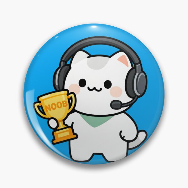 Item preview, Certified Pro Noob Sarcastic Gamer Cat Trophy designed and sold by SOOOMINO.