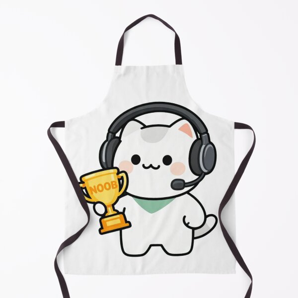 Item preview, Certified Pro Noob Sarcastic Gamer Cat Trophy designed and sold by SOOOMINO.