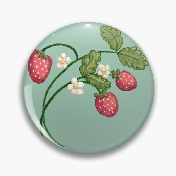 Item preview, Cute Crayon Strawberries designed and sold by Pixel & Petal Co..