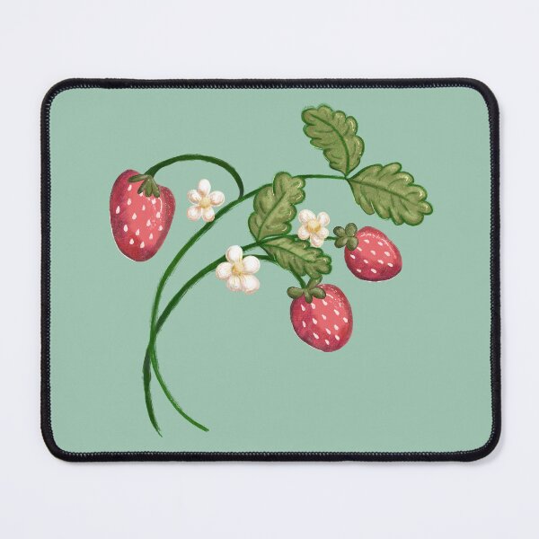 Item preview, Cute Crayon Strawberries designed and sold by Pixel & Petal Co..