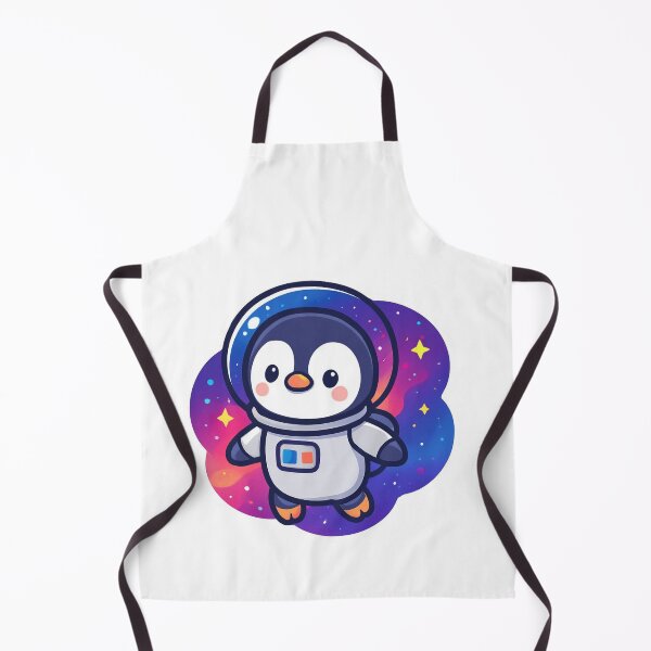 Item preview, Reach for the Stars Penguin - Space Kawaii Sticker designed and sold by foryouandyours.