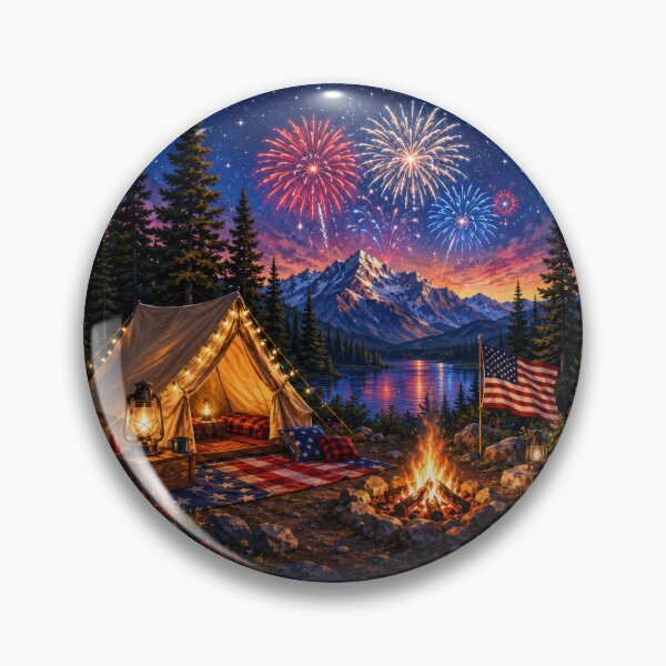 Item preview, 4th of July Wilderness Scene designed and sold by jgvisualarts.