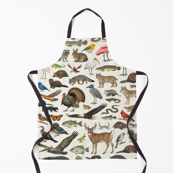 Item preview, Animals of Louisiana Retro Style Identification Chart designed and sold by kakarikihill.