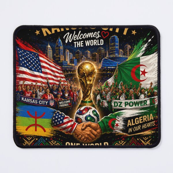 Item preview, Thank you Kansas City Welcoming Algeria ????? | FIFA World Cup 2026 Fan Design designed and sold by OneShirt99.