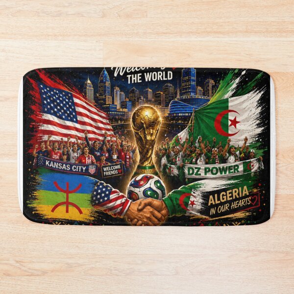Item preview, Thank you Kansas City Welcoming Algeria ????? | FIFA World Cup 2026 Fan Design designed and sold by OneShirt99.
