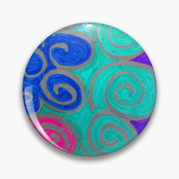 Item preview, Spirals of Joy | Intuitive Abstract Energy Painting designed and sold by Singing Life's Chords Studio.