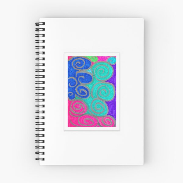 Item preview, Spirals of Joy | Intuitive Abstract Energy Painting designed and sold by Singing Life's Chords Studio.