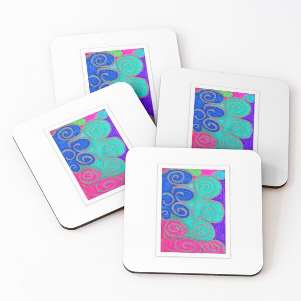 Item preview, Spirals of Joy | Intuitive Abstract Energy Painting designed and sold by Singing Life's Chords Studio.