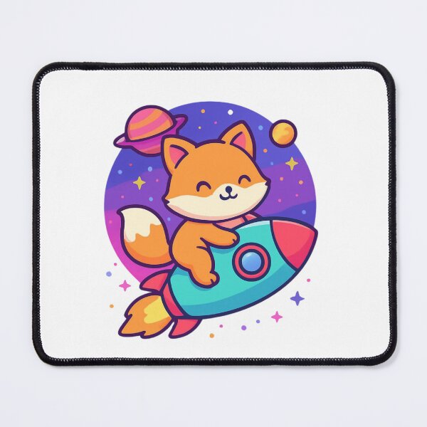 Item preview, Adventure Beyond Fox - Cute Space Sticker designed and sold by foryouandyours.