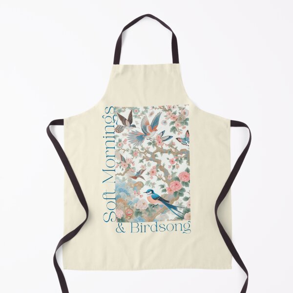 Item preview, Soft Mornings & Birdsong Cottagecore Birds Floral Vintage Nature Design designed and sold by Sachie's Studio.