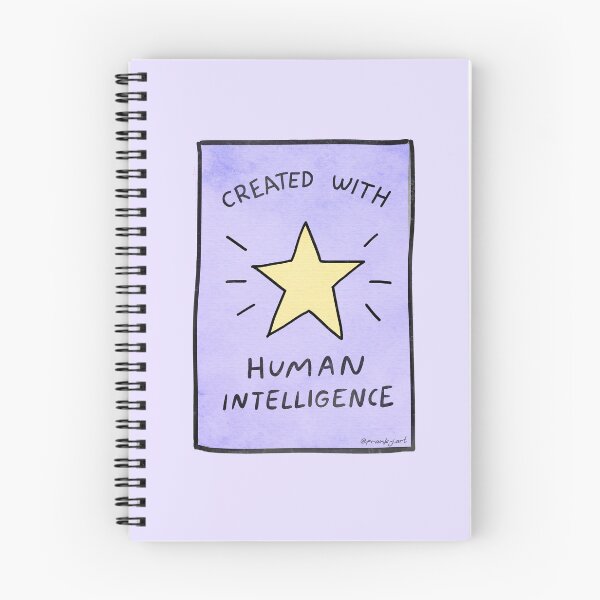Item preview, STOP AI - Created with human intelligence designed and sold by Frank J. Art.