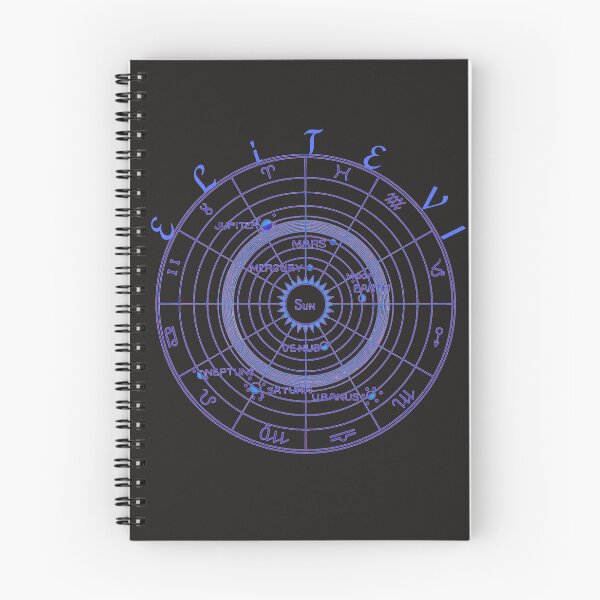 Item preview, ELITE VI - Cyberpunk Neon Zodiac Chart & Astronomy Art designed and sold by Elite Vintage Studio.