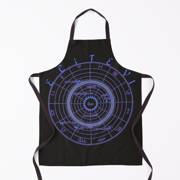 Item preview, ELITE VI - Cyberpunk Neon Zodiac Chart & Astronomy Art designed and sold by Elite Vintage Studio.