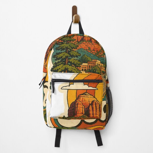 Item preview, Sedona USA Travel Souvenir - Retro Illustration designed and sold by VisualArtsOasis.