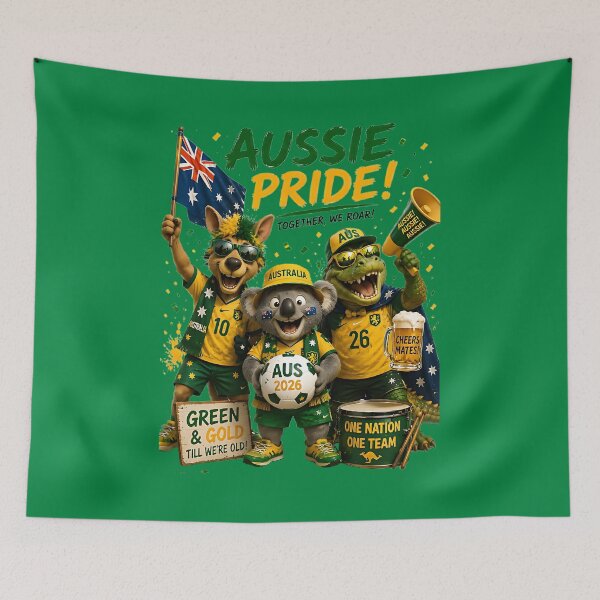 Item preview, Green and Gold Army – Australia World Cup 2026 designed and sold by WabiSabiSjak.