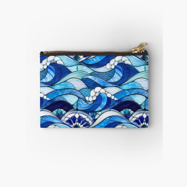 Item preview, Mediterranean Waves Stained Glass Pattern designed and sold by Dresut.