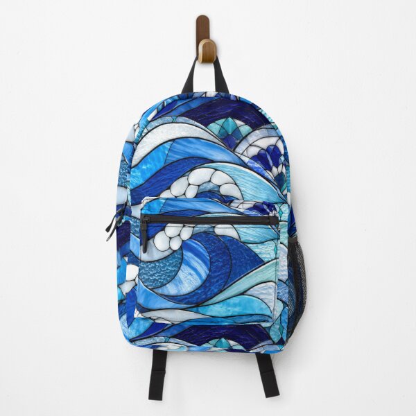 Item preview, Mediterranean Waves Stained Glass Pattern designed and sold by Dresut.